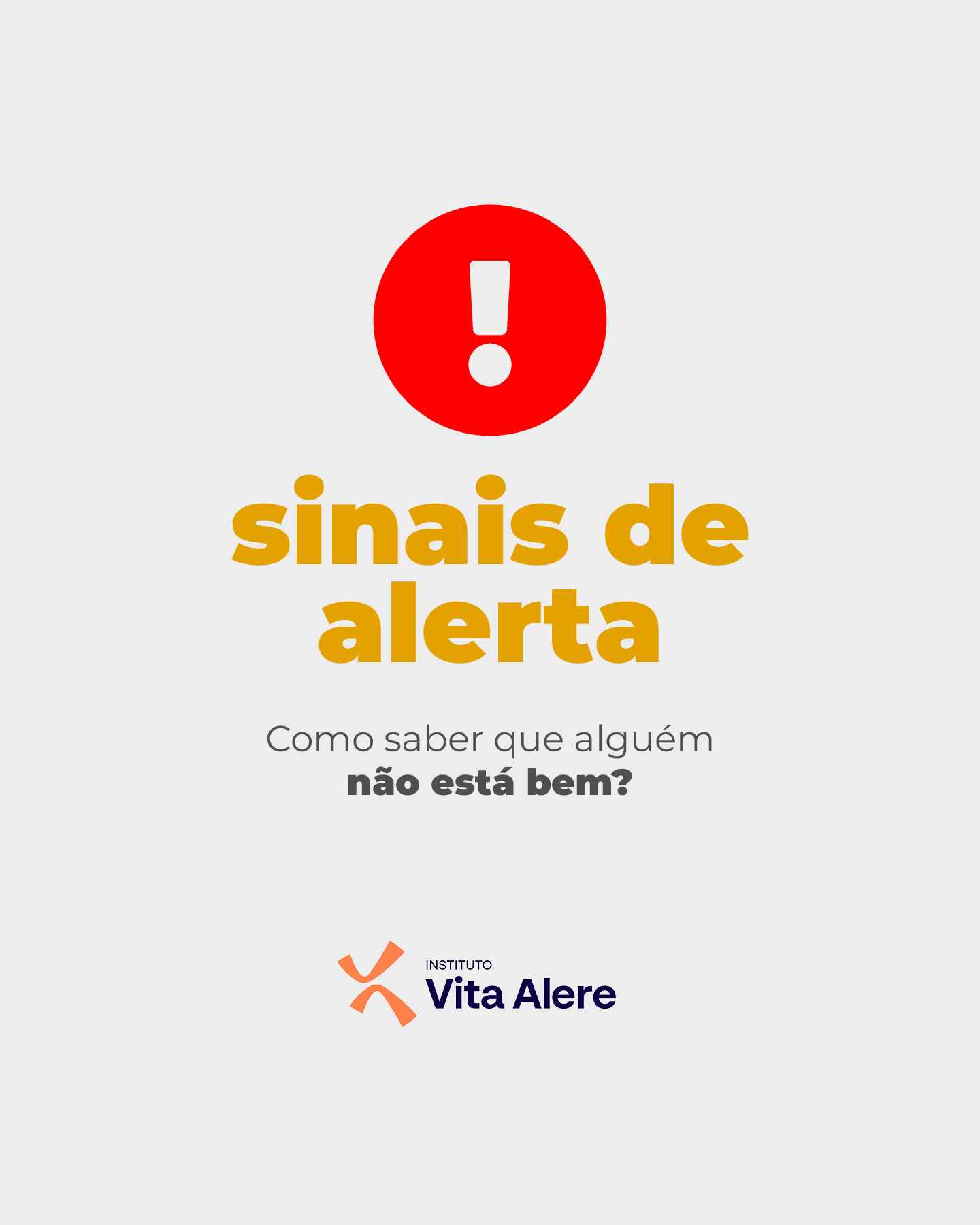 ⚠️ Sinais De Alerta Como Saber Se Alguém Não Está Bem